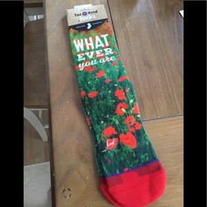 Toe of a Kind socks new poppy